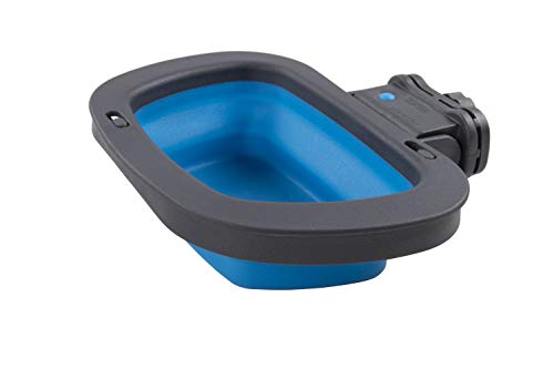 Dexas PW2754322194 Collapsible Kennel Bowl, 2,5 Cups, Pro Blue, M, 1 stück von Dexas