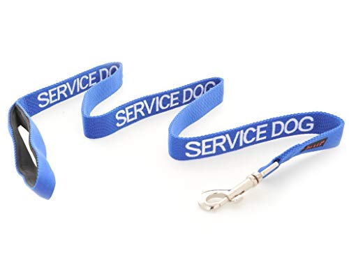 Service Dog Hundeleine, gepolstert, 60 cm, 122 cm, 182 cm, verhindert Unfälle, indem Sie andere Ihrem Hund im Voraus warnen, 122 cm von Dexil