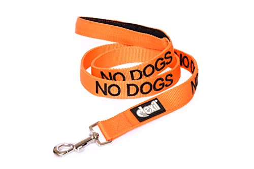 keine Hunde Orange (nicht gut mit anderen Hunden) Warnung Hund farbcodierte Edles personalisierte 60cm 1.2m 1.8m Leine Unfälle oder Vorfälle Hund LEBENSLANGE GARANTIE zu verhindern. Preisgekrönte (120cm) von Dexil