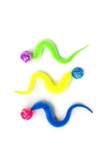 Dezi & Roo Wiggly Balls lustiges Katzenspielzeug, Hüpfball, perfekt für Katzen jeden Alters, 3 Stück Dezi & Roo Wiggly Balls lustiges Katzenspielzeug, Hüpfball, perfekt für Katzen jeden Alters, 3 Stück von Dezi & Roo