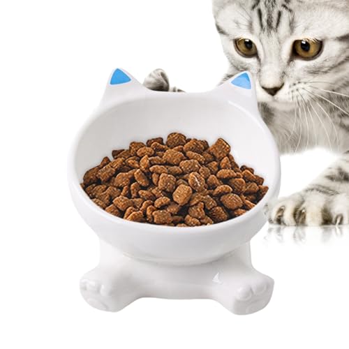 Dfstvup Erhöhter Katzen Napf,Tierohr-Design Kätzchen-Futternapf - Wiederverwendbarer Keramik-Futterspender Für Kleine, Mittelgroße & Große Hunde Und Katzen Dfstvup Erhöhter Katzen Napf,Tierohr-Design Kätzchen-Futternapf - Wiederverwendbarer Keramik-Futterspender Für Kleine, Mittelgroße & Große Hunde Und Katzen von Dfstvup