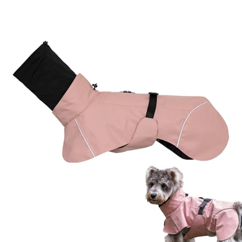 Dfstvup Hunderegenjacke, Regenmantel für kleine Hunde | Atmungsaktive Hunde-Regenjacke,Verstellbarer, wasserdichter Regenmantel mit nachtreflektierenden Sicherheitsstreifen, einfach an- und Dfstvup Hunderegenjacke, Regenmantel für kleine Hunde | Atmungsaktive Hunde-Regenjacke,Verstellbarer, wasserdichter Regenmantel mit nachtreflektierenden Sicherheitsstreifen, einfach an- und von Dfstvup