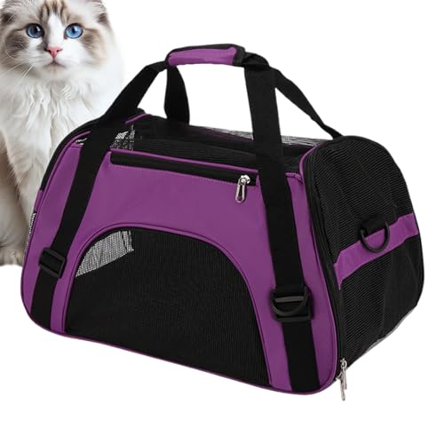 Dfstvup Hundetransporttasche,Katzentragebox | Atmungsaktive Multifunktionstasche für Reisen, Spaziergänge, Wandern, Camping & Outdooraktivitäten Dfstvup Hundetransporttasche,Katzentragebox | Atmungsaktive Multifunktionstasche für Reisen, Spaziergänge, Wandern, Camping & Outdooraktivitäten von Dfstvup
