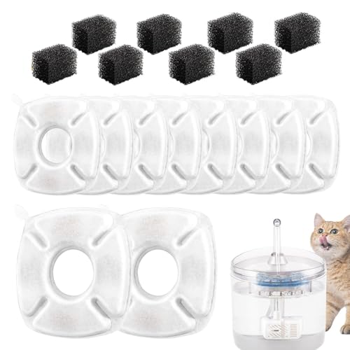 Dfstvup Katzen Trinkbrunnen Filter - Haustier Trinkbrunnen Filterset,Passgenaue Trinkaccessoires Für Täglichen Hydrationsbedarf Dfstvup Katzen Trinkbrunnen Filter - Haustier Trinkbrunnen Filterset,Passgenaue Trinkaccessoires Für Täglichen Hydrationsbedarf von Dfstvup