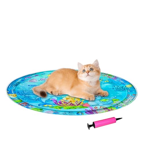 Dfstvup Katzen Wassermatratze, Katzen Wasserbett Spielmatte, Interaktives Spielzeug Kühlpad Aufblasbarer Haustierbedarf für Kinder und Hunde Indoor Outdoor Urlaub und Reise Sommer und Camping Dfstvup Katzen Wassermatratze, Katzen Wasserbett Spielmatte, Interaktives Spielzeug Kühlpad Aufblasbarer Haustierbedarf für Kinder und Hunde Indoor Outdoor Urlaub und Reise Sommer und Camping von Dfstvup