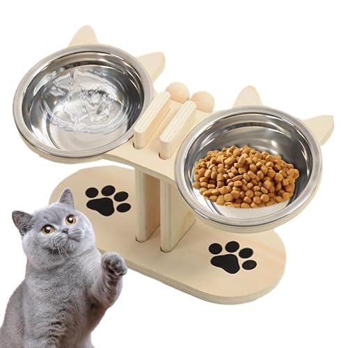 Dfstvup Katzenfutter- Und Wasserspender | rutschfest Höhenverstellbar Hundenapf Set,Anti-Schling Napf Für Welpe Katze Mehrkatzenhaushalte Täglich Unterwegs Dfstvup Katzenfutter- Und Wasserspender | rutschfest Höhenverstellbar Hundenapf Set,Anti-Schling Napf Für Welpe Katze Mehrkatzenhaushalte Täglich Unterwegs von Dfstvup