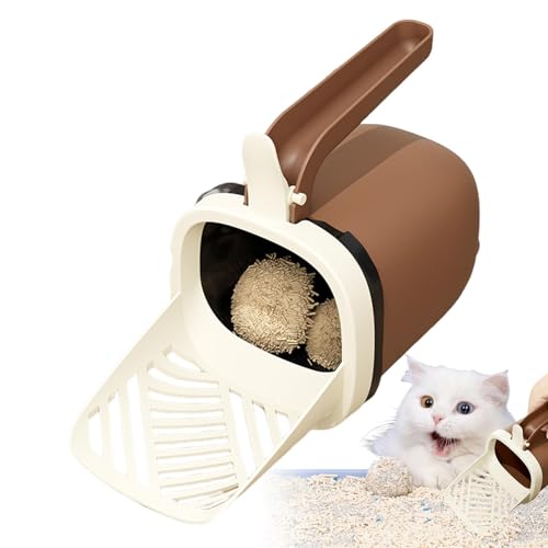 Dfstvup Katzentoilette Scooper mit Halter, Katzenstreu -Schaufelhalter - Katzenschaufelhalter mit großer Kapazität | Tragbarer Kätzchen -Schaufelschaufel mit Klammer und Abfalldose für den Dfstvup Katzentoilette Scooper mit Halter, Katzenstreu -Schaufelhalter - Katzenschaufelhalter mit großer Kapazität | Tragbarer Kätzchen -Schaufelschaufel mit Klammer und Abfalldose für den von Dfstvup