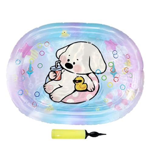 Dfstvup Katzenwassermatte, Wassermatte für Katzen - Cat Water Matte Toy Sensory - Faltbares Rechteckkühlung Interaktives Spielzeug, spieldickte Pad für Hunde, Kätzchen, Tier, Innen im Freien Dfstvup Katzenwassermatte, Wassermatte für Katzen - Cat Water Matte Toy Sensory - Faltbares Rechteckkühlung Interaktives Spielzeug, spieldickte Pad für Hunde, Kätzchen, Tier, Innen im Freien von Dfstvup