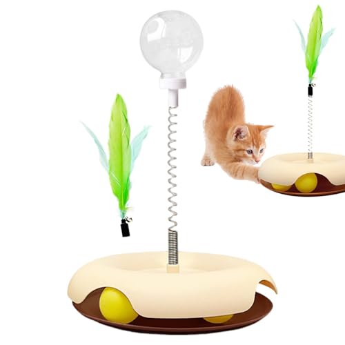 Dfstvup Leckerli-Puzzlespielzeug für Katzen, Katzenfutterspielzeug | Leckerli-Rätsel für Wohnungskatzen | Multifunktionales Katzen-Leckerli-Spender-Spielzeug, interaktiver Dfstvup Leckerli-Puzzlespielzeug für Katzen, Katzenfutterspielzeug | Leckerli-Rätsel für Wohnungskatzen | Multifunktionales Katzen-Leckerli-Spender-Spielzeug, interaktiver von Dfstvup