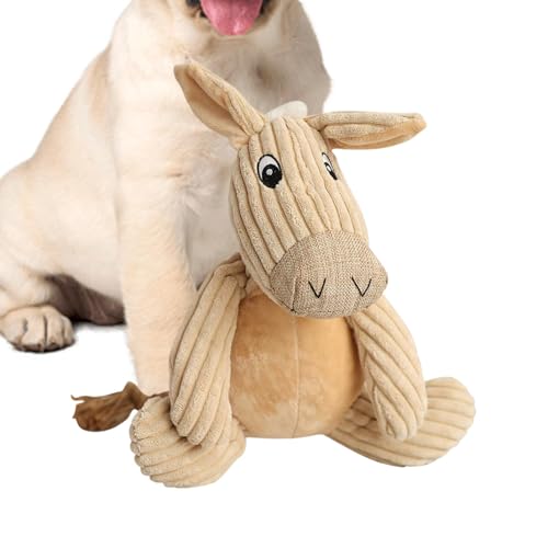 Dfstvup Quietschspielzeug für Hunde aus Plüsch, Kauspielzeug für Hunde mit Quietschgeräusch | Weiches Haustier-Welpen-Kaubeißspielzeug - Interaktives, ausgestopftes Kauspielzeug für Hunde in Eselform Dfstvup Quietschspielzeug für Hunde aus Plüsch, Kauspielzeug für Hunde mit Quietschgeräusch | Weiches Haustier-Welpen-Kaubeißspielzeug - Interaktives, ausgestopftes Kauspielzeug für Hunde in Eselform von Dfstvup