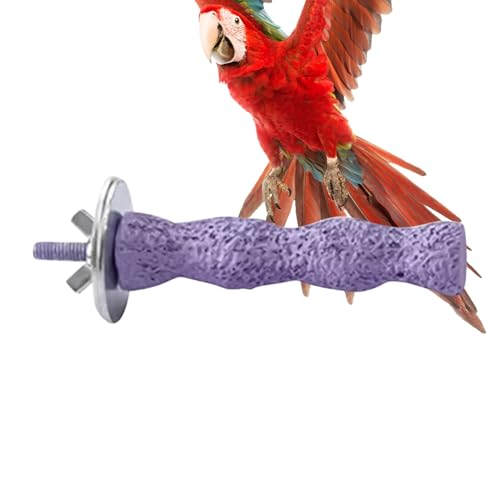 Dfstvup Vogelkrallenpflege Stange - Sitzstangen-Ständer Für Vogelkäfig,Trainingsübungen, Spielzeug & Krallenpflege Für Kleine Budgies, Sittiche, Unzertrennliche Und Sperlingspapageien von Dfstvup