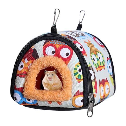 Dgayaeic Hamsterbett, Kleintiernest, Meerschweinchen-Schlafsack, gemütliches und sicheres Design/langlebig, abnehmbarer Bezug mit Reißverschluss, 20 x 20 x 16 cm, perfekt für kleine Tiere, die gerne Dgayaeic Hamsterbett, Kleintiernest, Meerschweinchen-Schlafsack, gemütliches und sicheres Design/langlebig, abnehmbarer Bezug mit Reißverschluss, 20 x 20 x 16 cm, perfekt für kleine Tiere, die gerne von Dgayaeic