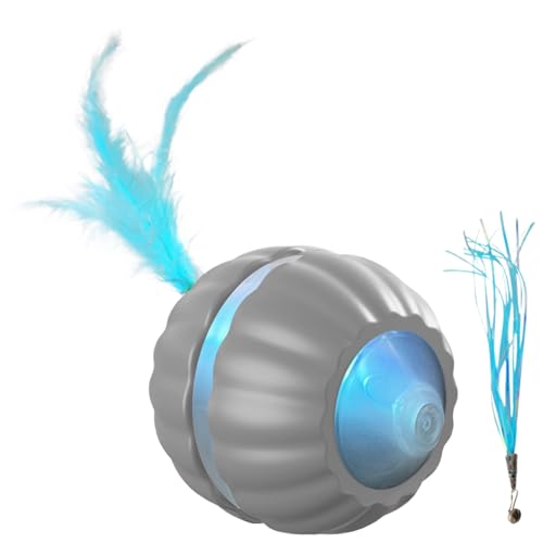 Dgayaeic Interaktives Katzenspielzeug - Automatisches Spielzeug Ball Für Katzen - Beweglicher Spielball Zur Förderung Von Training Jagdübungen Und Innenraumbeschäftigung Dgayaeic Interaktives Katzenspielzeug - Automatisches Spielzeug Ball Für Katzen - Beweglicher Spielball Zur Förderung Von Training Jagdübungen Und Innenraumbeschäftigung von Dgayaeic