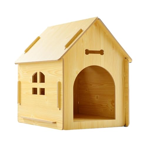 Hundehütte aus für den Außenbereich, wetterfester Haustierunterstand, Hundehöhle im Freien, Hundehaus aus mit wasserabweisendem Dach, Hundehaus groß, perfekte Größe, hervorragende Hundehütte aus für den Außenbereich, wetterfester Haustierunterstand, Hundehöhle im Freien, Hundehaus aus mit wasserabweisendem Dach, Hundehaus groß, perfekte Größe, hervorragende von Dgayaeic