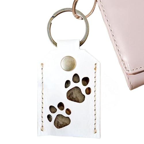 PET MEMORIAL Tastatur Anhänger, Fotohalter Schlüsselanhänger, Hundepfoten Keyrings, Sentimental Pet Memorial, anpassbar und persönlich, weiß, , rot, künstliches Leder für Hundekatzen Besitzer, Ti PET MEMORIAL Tastatur Anhänger, Fotohalter Schlüsselanhänger, Hundepfoten Keyrings, Sentimental Pet Memorial, anpassbar und persönlich, weiß, , rot, künstliches Leder für Hundekatzen Besitzer, Ti von Dgayaeic