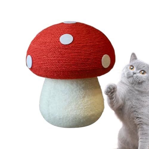 Pilzkatze Kratzer, süße Katzenkratzerpost, Sisal -Seilkätzchen -Kratzer, entzückende und funktionale, interaktive Kletterpfosten für Haustierspiele und Bewegung Pilzkatze Kratzer, süße Katzenkratzerpost, Sisal -Seilkätzchen -Kratzer, entzückende und funktionale, interaktive Kletterpfosten für Haustierspiele und Bewegung von Dgayaeic