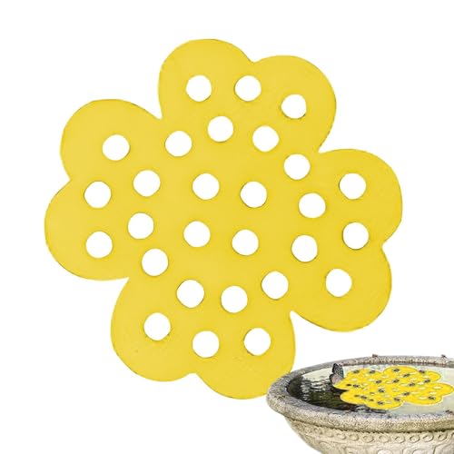 Schwimmende -Bewässerungsstation, Schmetterlings-Wasserstationen, Garten-Bienenbäder, zieht Bestäuber an und spendet Feuchtigkeit, wetterbeständiges Design, 15 cm für Hinterhöfe, Terrassen von Dgayaeic