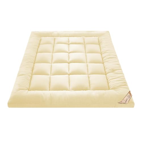 Soft Mattress Topper, Japanese Futon Mattress, Foldable & Portable Floor Lounger Bed, Roll Up Sleeping Pad, Luxury Thick Soft Mattress Enhancer Pad With Easy Fit Straps Machine Washable For Home Hotel Soft Mattress Topper, Japanese Futon Mattress, Foldable & Portable Floor Lounger Bed, Roll Up Sleeping Pad, Luxury Thick Soft Mattress Enhancer Pad With Easy Fit Straps Machine Washable For Home Hotel von Dgayaeic