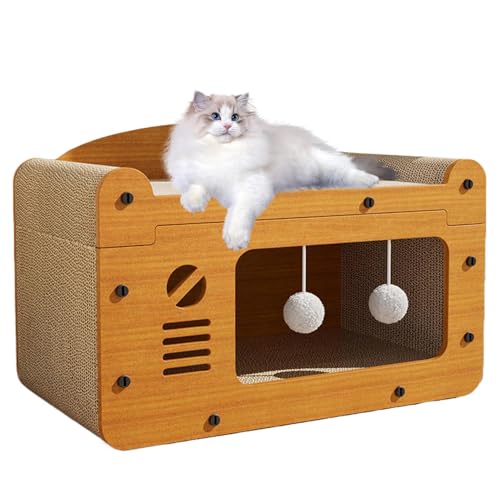Cat Scratch Bed | Cat Scratching Bed | Cat Scratcher Bed | Cat Bed with Scratching Post | Cat Scratching Furniture Keep Your Cat Entertained for Indoor Cats Grinding Claw, Training, Playing Cat Scratch Bed | Cat Scratching Bed | Cat Scratcher Bed | Cat Bed with Scratching Post | Cat Scratching Furniture Keep Your Cat Entertained for Indoor Cats Grinding Claw, Training, Playing von Dgkdek