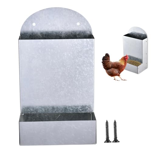 Hähnchen -Austernschalen -Feeder -Feeder -Feeder -Hähnchenfuttermittel, Tragbarer Metallautomatikstoll, Sicherheit Und Leicht Zu Reinigen, Kann Es Mit Langer Zeit Verwenden, Um 26 Cm Für Die Fütterung von Dgkdek