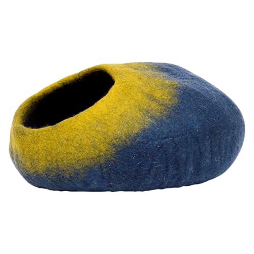 Dharma Dog Karma Cat Pet House, schattiertes Marine-/Grünmuster, bunt und lustig, langlebig und hygienisch, für Komfort und Privatsphäre, 50 x 36 x 25 cm Dharma Dog Karma Cat Pet House, schattiertes Marine-/Grünmuster, bunt und lustig, langlebig und hygienisch, für Komfort und Privatsphäre, 50 x 36 x 25 cm von Dharma Dog Karma Cat