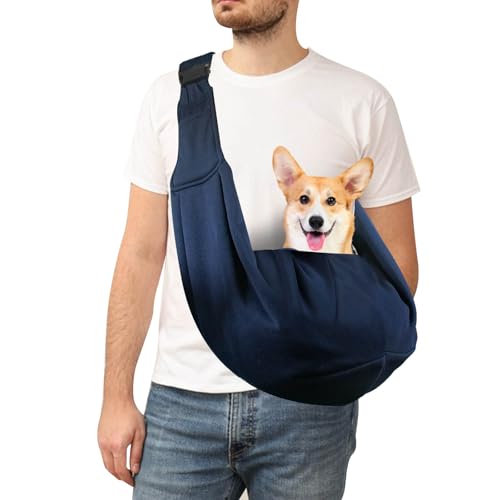 Dhnvcud Verstellbarer Schulterriemen, Transporttasche für kleine Hunde, Schulterriemen, freihändig, Bauch, für bis zu 7,5 kg, für Outdoor, Reisen, U-Bahn Dhnvcud Verstellbarer Schulterriemen, Transporttasche für kleine Hunde, Schulterriemen, freihändig, Bauch, für bis zu 7,5 kg, für Outdoor, Reisen, U-Bahn von Dhnvcud