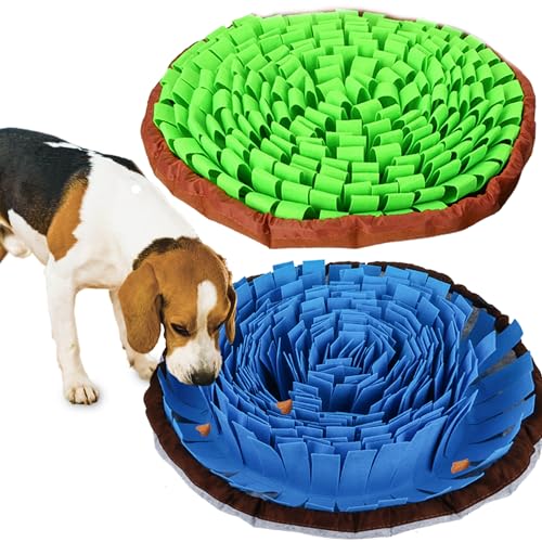 DiDiBirDi Schnüffelmatte für Hunde, hilft beim Stressabbau, verstellbare Größe, Grabspielzeug fördert natürliche Futtersuche für Katzen und Kaninchen oder andere Haustiere, 2 Stück von DiDiBirDi