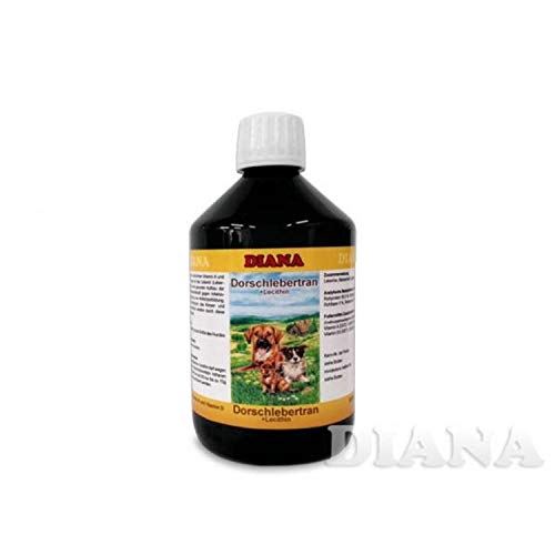 Diana Ergänzungsfuttermittel DORSCHLEBERTRAN + Lecithin 500ml für Hunde & Katzen Diana Ergänzungsfuttermittel DORSCHLEBERTRAN + Lecithin 500ml für Hunde & Katzen von Diana