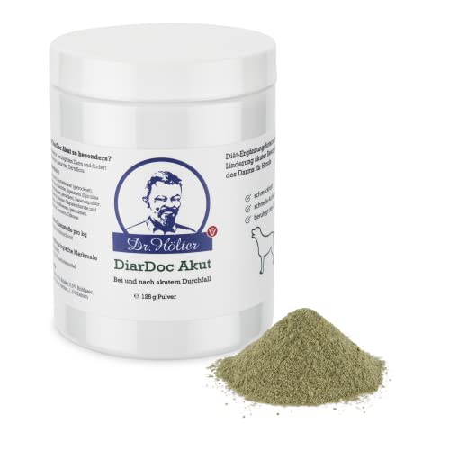 Dr. Hölter DiarDoc Akut Hunde bei akutem Durchfall und Verdauungsstörungen (125g Pulver) von Dr. Hölter