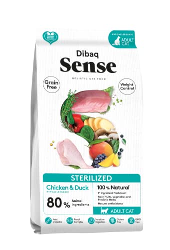 Dibaq Sense Cat Grain Free STERILIZED (Huhn & Ente) 6 kg von Dibaq Sense