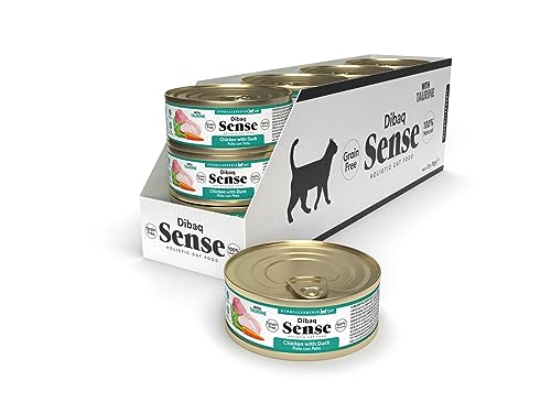 Dibaq Sense Katze, Nassfutter Huhn und Ente 100 % natürlich, getreidefrei, 70 g x 12 Stück von Dibaq Sense