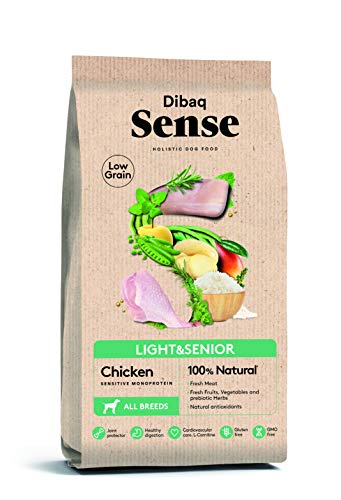 Dibaq Sense Low Grain Light & Senior (Chicken) 2 kg, Weiß, Standard von Dibaq Sense