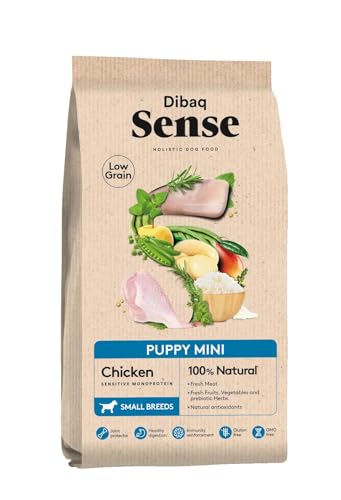 Dibaq Sense Low Grain Puppy Mini (Chicken) 2 kg, Weiß, Standard, 4000 von Dibaq Sense