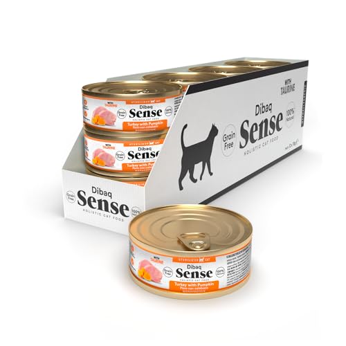 Dibaq Sense Cat Nassfutter für Katzen, sterilisiert, Truthahn, getreidefrei, 70 g, 12 Stück Dibaq Sense Cat Nassfutter für Katzen, sterilisiert, Truthahn, getreidefrei, 70 g, 12 Stück von Dibaq