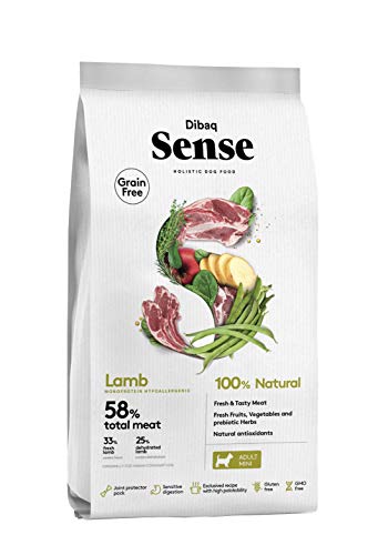 Dibaq Sense Grain Free - Lammfutter für Hunde kleiner Rassen - 100 % natürlich und getreidefrei - 6 kg von Dibaq