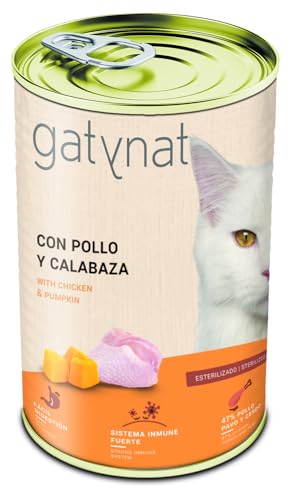 Gatynat Katzenfutter Nassfutter, Huhn und Kürbis, 12 Stück x 400 g Gatynat Katzenfutter Nassfutter, Huhn und Kürbis, 12 Stück x 400 g von Dibaq