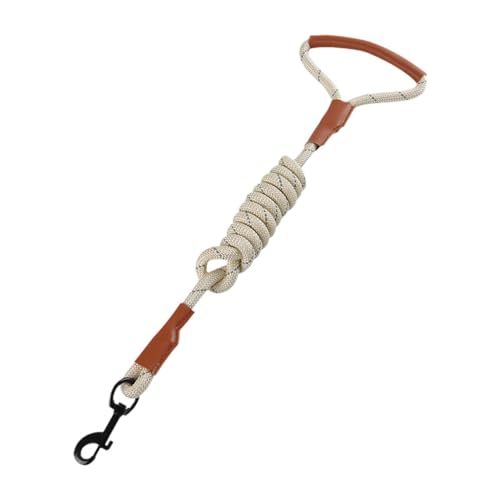 Dickly 1,5 M Leine für Hunde, Geeignet für Training Und Spaziergänge mit Mittelgroßen Und Großen Tieren, Beige Dickly 1,5 M Leine für Hunde, Geeignet für Training Und Spaziergänge mit Mittelgroßen Und Großen Tieren, Beige von Dickly