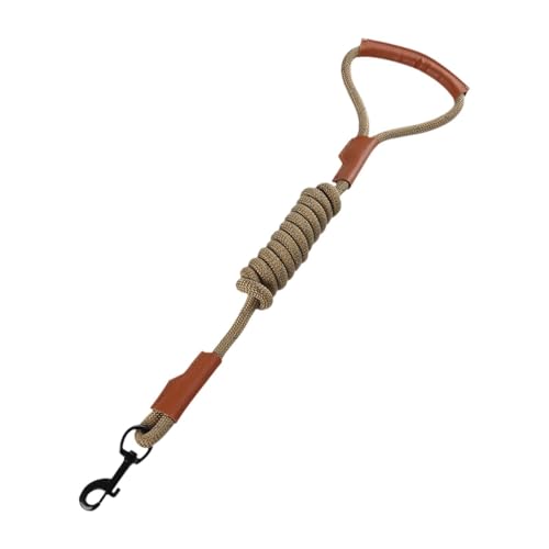 Dickly 1,5 M Leine für Hunde, Geeignet für Training Und Spaziergänge mit Mittelgroßen Und Großen Tieren, Braun von Dickly