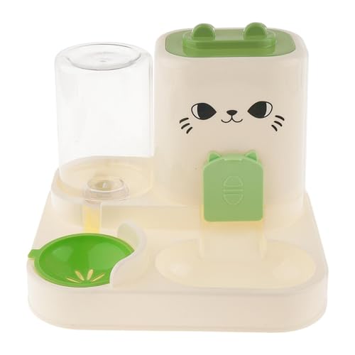 Dickly 2 in 1 Automatischer Futterspender für Haustiere, Katzen, Futterspender, Wasserbehälter, Katzenfutternapf für kleine Hunde, GrÜn Dickly 2 in 1 Automatischer Futterspender für Haustiere, Katzen, Futterspender, Wasserbehälter, Katzenfutternapf für kleine Hunde, GrÜn von Dickly