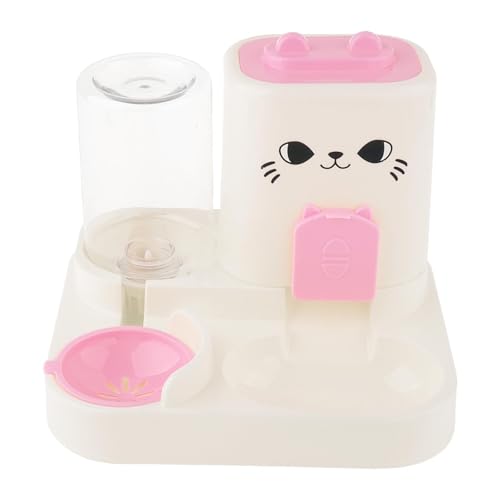 Dickly 2 in 1 Automatischer Futterspender für Haustiere, Katzen, Futterspender, Wasserbehälter, Katzenfutternapf für kleine Hunde, Rosa Dickly 2 in 1 Automatischer Futterspender für Haustiere, Katzen, Futterspender, Wasserbehälter, Katzenfutternapf für kleine Hunde, Rosa von Dickly