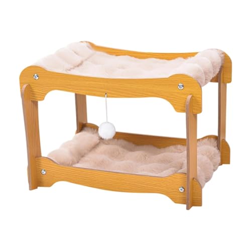 Dickly 2-lagiges Katzenbett, Hundeschlafbett, Ruhebett für Kätzchen, die Spielen, weiches, süßes Lounge-Nest Dickly 2-lagiges Katzenbett, Hundeschlafbett, Ruhebett für Kätzchen, die Spielen, weiches, süßes Lounge-Nest von Dickly