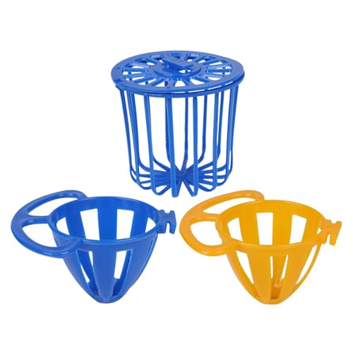 Dickly 3Pcs Käfig Lebensmittel Halter Fütterung Werkzeuge Abnehmbare Obst Gemüse Korb Ei Halter von Dickly