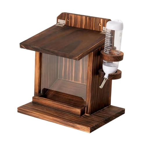 Dickly Eichhörnchen Futterstation Aus Holz Zum Aufhängen für Den Gartenzaun von Dickly