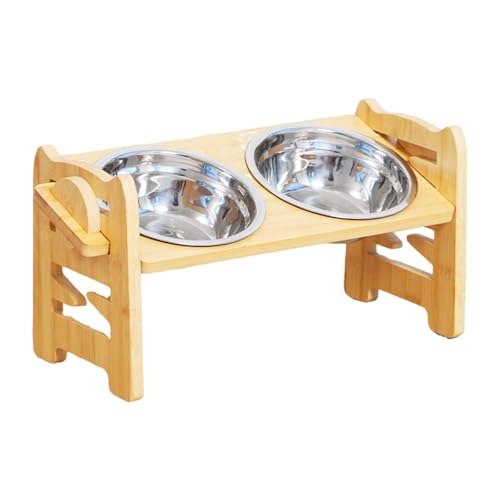 Dickly Erhöhte erhöhte Schüsseln Stehen Haustiere Lebensmittel Feeder Halter Indoor Outdoor Katzen Wasser und Lebensmittel Schüssel, A Dickly Erhöhte erhöhte Schüsseln Stehen Haustiere Lebensmittel Feeder Halter Indoor Outdoor Katzen Wasser und Lebensmittel Schüssel, A von Dickly