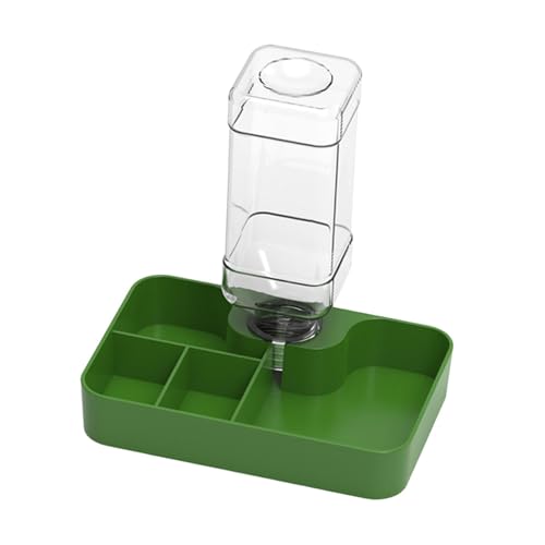 Dickly Feeder Automatische Wasser Dispenser Lebensmittel Gericht Trinken Schüssel für Chamäleon, Grün Groß von Dickly