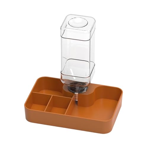 Dickly Feeder Automatische Wasser Dispenser Lebensmittel Gericht Trinken Schüssel für Chamäleon, Khaki Groß von Dickly