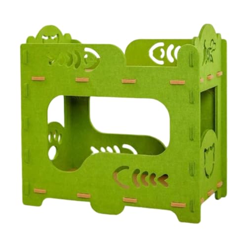 Dickly Filz-Katzenbett, Lounge-Bett, Nest, Kätzchenhaus zum Schlafen für drinnen und draußen, Katzen, Kätzchen, Spielen, 52cmx29cmx53cm von Dickly