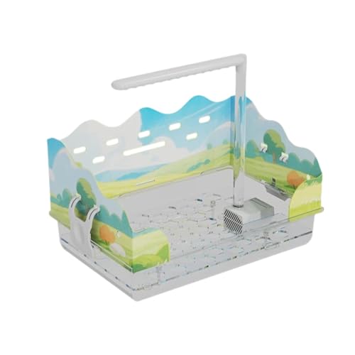 Dickly Haustier Bad Box Vögel Liefert Dusche Papagei Badewanne für Kanarienvögel, B von Dickly