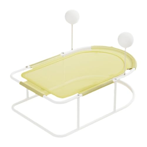 Dickly Hochbett für Katzen, Loungesessel für Haustiere, Abnehmbares Bett, Waschbar, Hängematte für Katzen Und Kleintiere, Beigegelb Dickly Hochbett für Katzen, Loungesessel für Haustiere, Abnehmbares Bett, Waschbar, Hängematte für Katzen Und Kleintiere, Beigegelb von Dickly