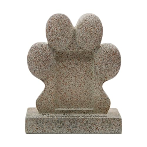 Dickly Hunde Gedenksteine, Kleine Grabmale Aus Kunstharz für Den Außenbereich, Beige Dickly Hunde Gedenksteine, Kleine Grabmale Aus Kunstharz für Den Außenbereich, Beige von Dickly